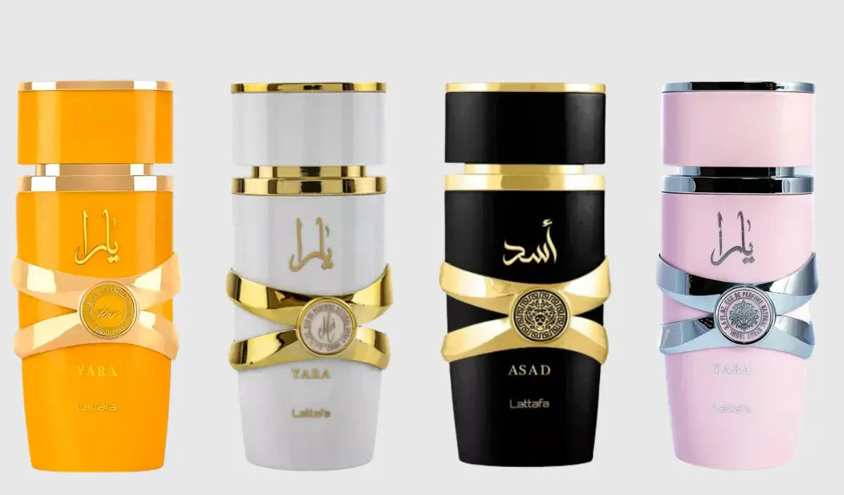 4 smaržu komplekts | Asad, Yara, Yara Tous, Yara Moi 100ml