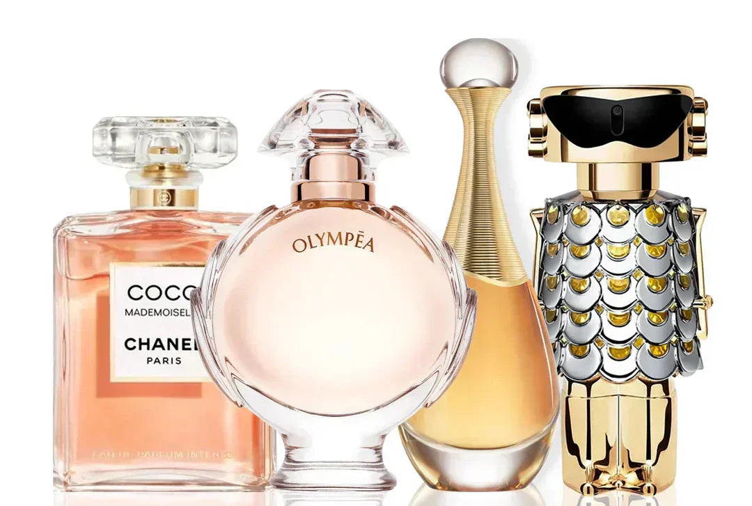 4 smaržu komplekts | Coco Chanel + Olympea + J'Adore + Fame 100 ml