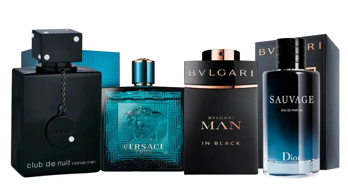 4 smaržu komplekts | Man in Black, Sauvage, Club the Nuit, Eros 100ml
