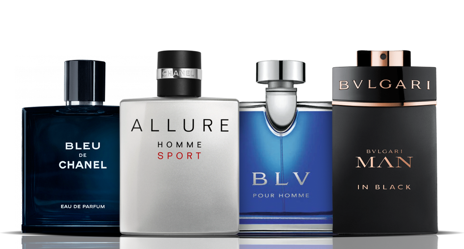 4 smaržu komplekts | Bleu de Chanel + Allure Sport + BLV + Bvlgari Man in Black 100ML